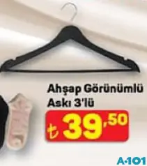 AHŞAP GÖRÜNÜMLÜ ASKI 3'LÜ AHŞAP GÖRÜNÜMLÜ ASKI 3'LÜ